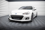Maxton Parts - Frontlippe + Flaps V.1 passend für Subaru BRZ Mk1 schwarz Hochglanz