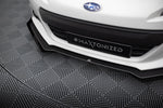 Maxton Parts - Frontlippe + Flaps V.1 passend für Subaru BRZ Mk1 schwarz Hochglanz