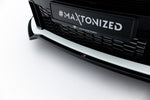 Maxton Parts - Frontlippe + Flaps V.3 passend für Toyota GR Yaris Mk4 schwarz matt