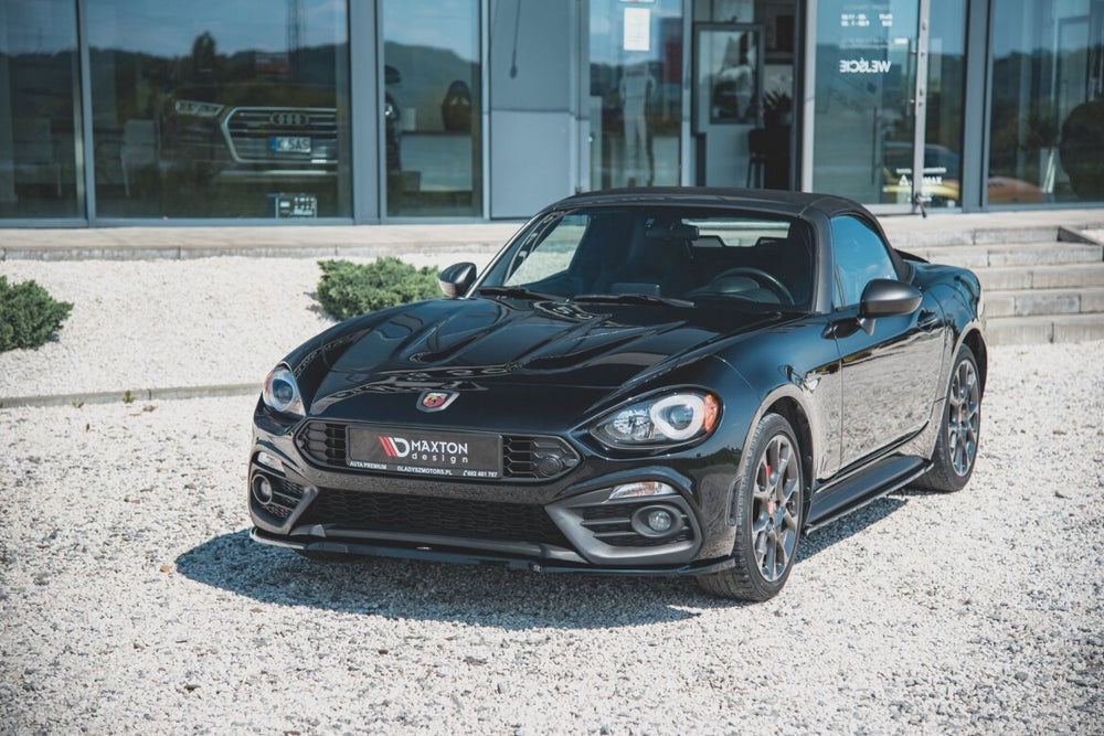 Maxton Parts - Frontlippe passend für ABARTH 124 Spider schwarz Hochglanz