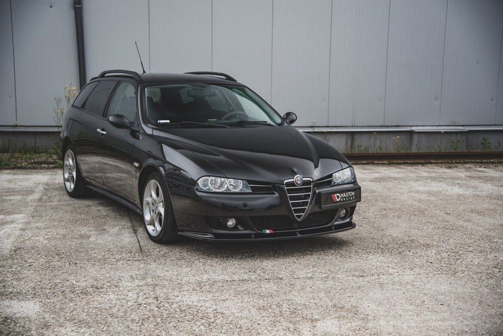 Maxton Parts - Frontlippe passend für Alfa Romeo 156 FL schwarz Hochglanz