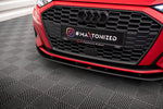 Maxton Parts - Frontlippe passend für Audi A3 8Y schwarz matt