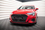 Maxton Parts - Frontlippe passend für Audi A3 8Y schwarz matt