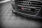 Maxton Parts - Frontlippe passend für Audi A3 Sportback 8V schwarz Hochglanz