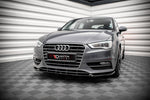 Maxton Parts - Frontlippe passend für Audi A3 Sportback 8V schwarz Hochglanz