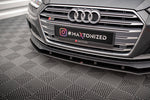 Maxton Parts - Frontlippe passend für Audi A5 S-Line / S5 Coupe / Sportback F5 roter Kern