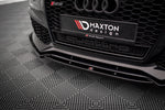 Maxton Parts - Frontlippe passend für Audi A6 RS6 Look C7 schwarz Hochglanz