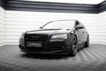 Maxton Parts - Frontlippe passend für Audi A8 D4 schwarz Hochglanz