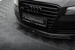 Maxton Parts - Frontlippe passend für Audi A8 D4 schwarz Hochglanz
