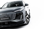 Maxton Parts - Frontlippe passend für Audi Q6 e-tron Standard / S-Line / SQ6 e-tron SUV / Sportback Mk1 schwarz Hochglanz