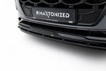 Maxton Parts - Frontlippe passend für Audi Q7 S-Line / SQ7 Mk2 FL 2 schwarz Hochglanz