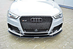 Maxton Parts - Frontlippe passend für Audi RS3 8V Sportback schwarz matt (AU-RS3-8V-CNC-FD1)