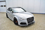 Maxton Parts - Frontlippe passend für Audi RS3 8V Sportback schwarz matt (AU-RS3-8V-CNC-FD1)