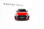 Maxton Parts - Frontlippe passend für Audi RS3 Sportback 8Y FL schwarz matt + Hochglanz Flaps