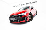 Maxton Parts - Frontlippe passend für Audi RS3 Sportback 8Y FL schwarz matt