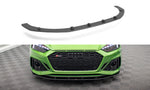 Maxton Parts - Frontlippe passend für Audi RS5 F5 FL schwarz matt