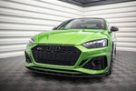Maxton Parts - Frontlippe passend für Audi RS5 F5 FL schwarz matt