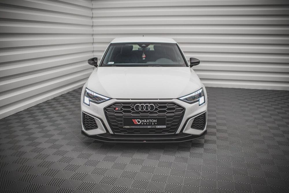Maxton Parts - Frontlippe passend für Audi S3 / A3 S-Line 8Y schwarz matt