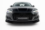 Maxton Parts - Frontlippe passend für Audi S5 / A5 S-Line Coupe / Sportback F5 schwarz Hochglanz
