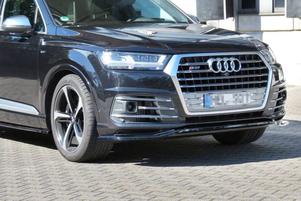 Maxton Parts - Frontlippe passend für Audi SQ7 / Q7 S-Line Mk.2 schwarz Hochglanz