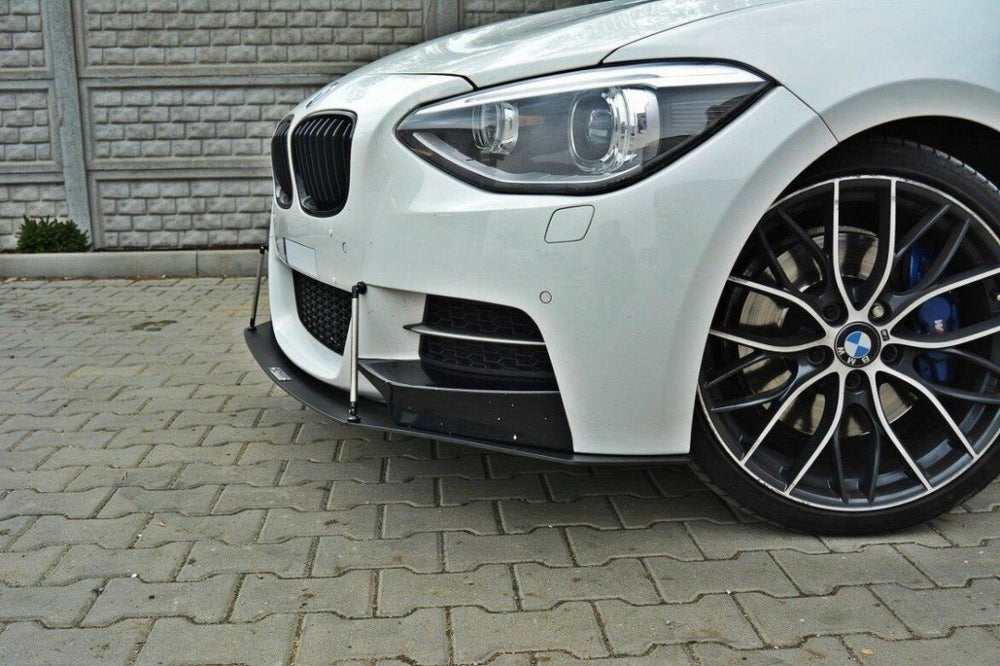 Maxton Parts - Frontlippe passend für BMW 1er F20/F21 M-Power (vor FL) schwarz matt