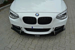Maxton Parts - Frontlippe passend für BMW 1er F20/F21 M-Power (vor FL) schwarz matt