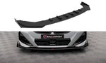 Maxton Parts - Frontlippe passend für BMW 2 Coupe M-Paket / M240i G42 schwarz matt Hochglanz Flaps
