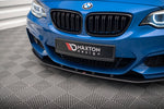 Maxton Parts - Frontlippe passend für BMW 2 M-Paket F22 schwarz matt