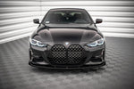 Maxton Parts - Frontlippe passend für BMW 4er M-Paket / M440i G22 / G23 / G22 FL / G23 FL schwarz matt + Hochglanz Matt