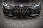 Maxton Parts - Frontlippe passend für BMW 4er M-Paket / M440i G22 / G23 / G22 FL / G23 FL schwarz matt