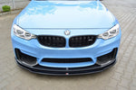 Maxton Parts - Frontlippe passend für BMW M4 F82 M-performance schwarz Hochglanz (BM-4-32-M-MPFC-FD1-G)