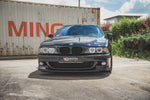 Maxton Parts - Frontlippe passend für BMW M5 / 5er M-Paket E39 schwarz Hochglanz