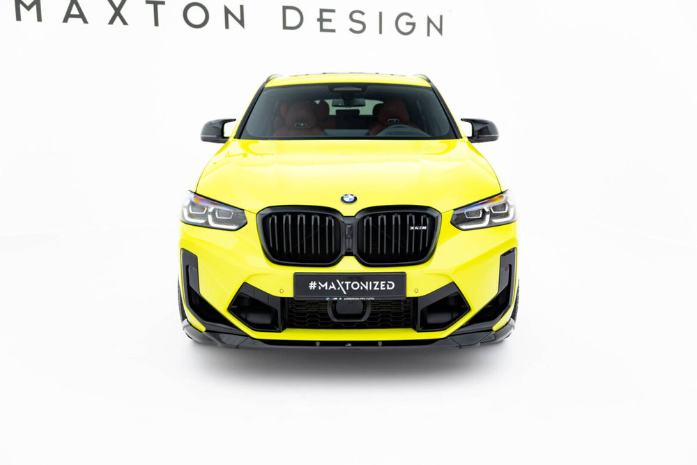 Maxton Parts - Frontlippe passend für BMW X4M F98 FL schwarz Hochglanz