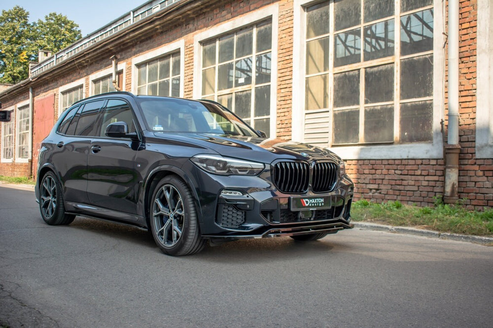 Maxton Parts - Frontlippe passend für BMW X5 G05 M Paket schwarz Hochglanz