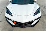 Maxton Parts - Frontlippe passend für Chevrolet Corvette C8 schwarz Hochglanz
