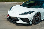 Maxton Parts - Frontlippe passend für Chevrolet Corvette C8 schwarz Hochglanz