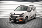 Maxton Parts - Frontlippe passend für Citroen Berlingo Mk3 schwarz Hochglanz