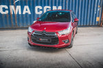Maxton Parts - Frontlippe passend für Citroen DS4 schwarz Hochglanz