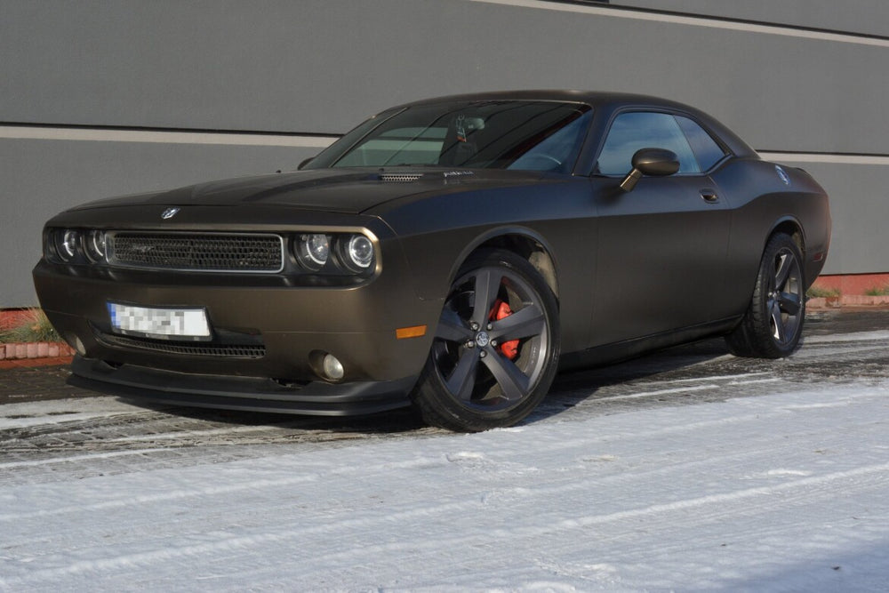 Maxton Parts - Frontlippe passend für Dodge Challenger MK3. Phase-I SRT8 Coupe schwarz Hochglanz