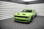 Maxton Parts - Frontlippe passend für Dodge Challenger SRT Hellcat Widebody Mk3 schwarz Hochglanz