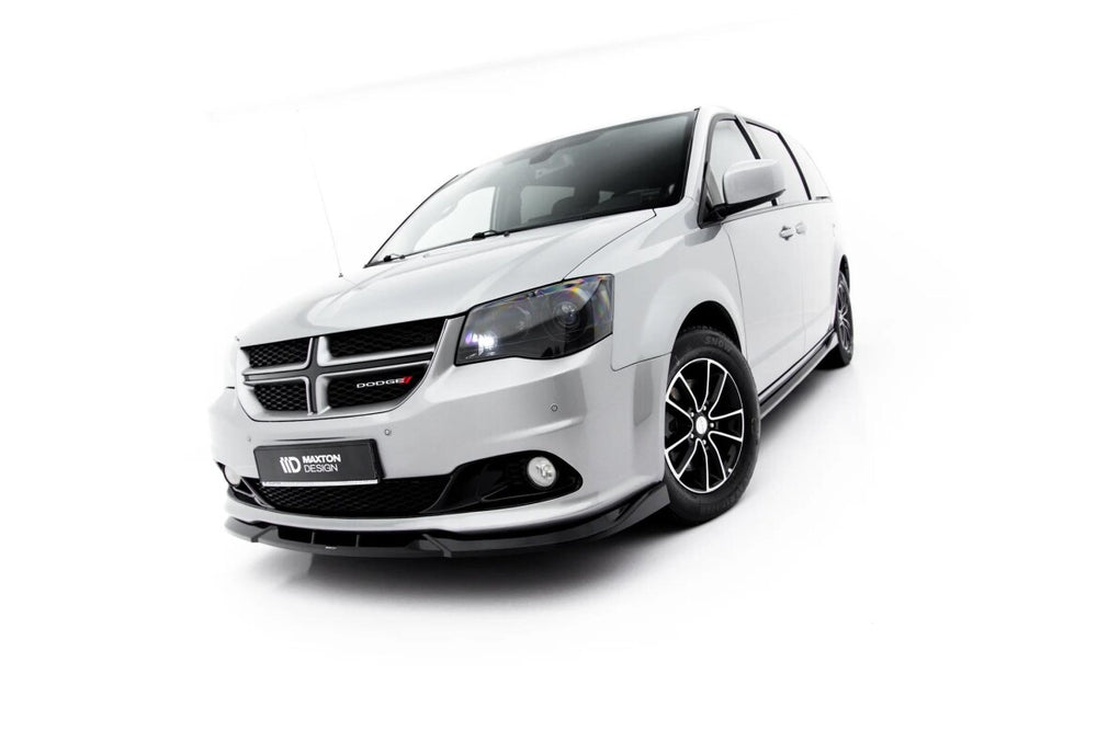 Maxton Parts - Frontlippe passend für Dodge Grand Caravan Mk5 Facelift schwarz Hochglanz