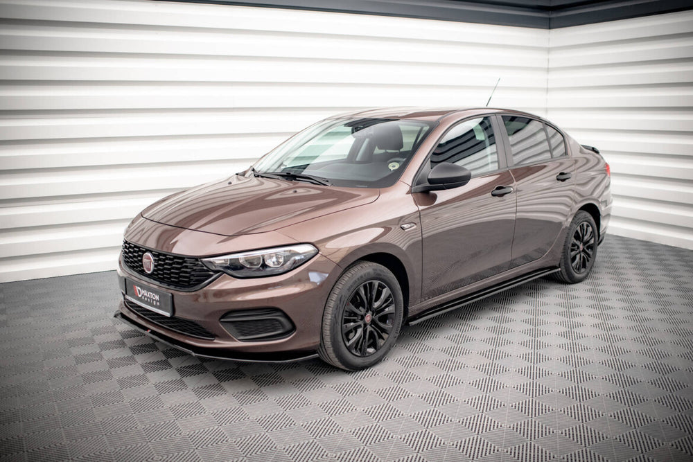 Maxton Parts - Frontlippe passend für Fiat Tipo S-Design schwarz Hochglanz