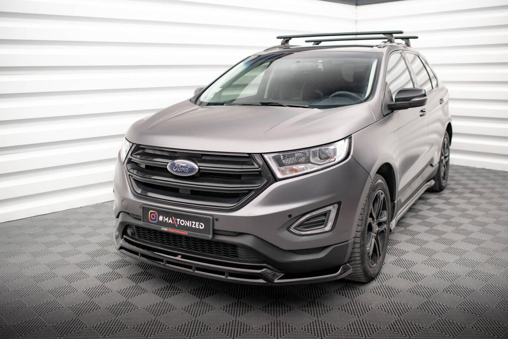 Maxton Parts - Frontlippe passend für Ford Edge Mk2 schwarz Hochglanz