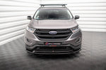 Maxton Parts - Frontlippe passend für Ford Edge Mk2 schwarz Hochglanz