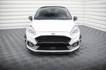 Maxton Parts - Frontlippe passend für Ford Fiesta Mk8 ST / ST-Line roter Kern