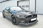 Maxton Parts - Frontlippe passend für Ford Mustang GT Mk6 schwarz matt (FO-MU-6-GT-CNC-FD1)