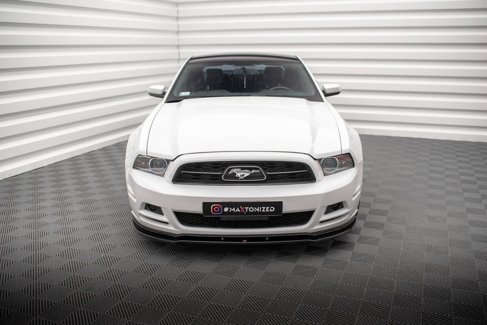 Maxton Parts - Frontlippe passend für Ford Mustang Mk5 FL schwarz Hochglanz