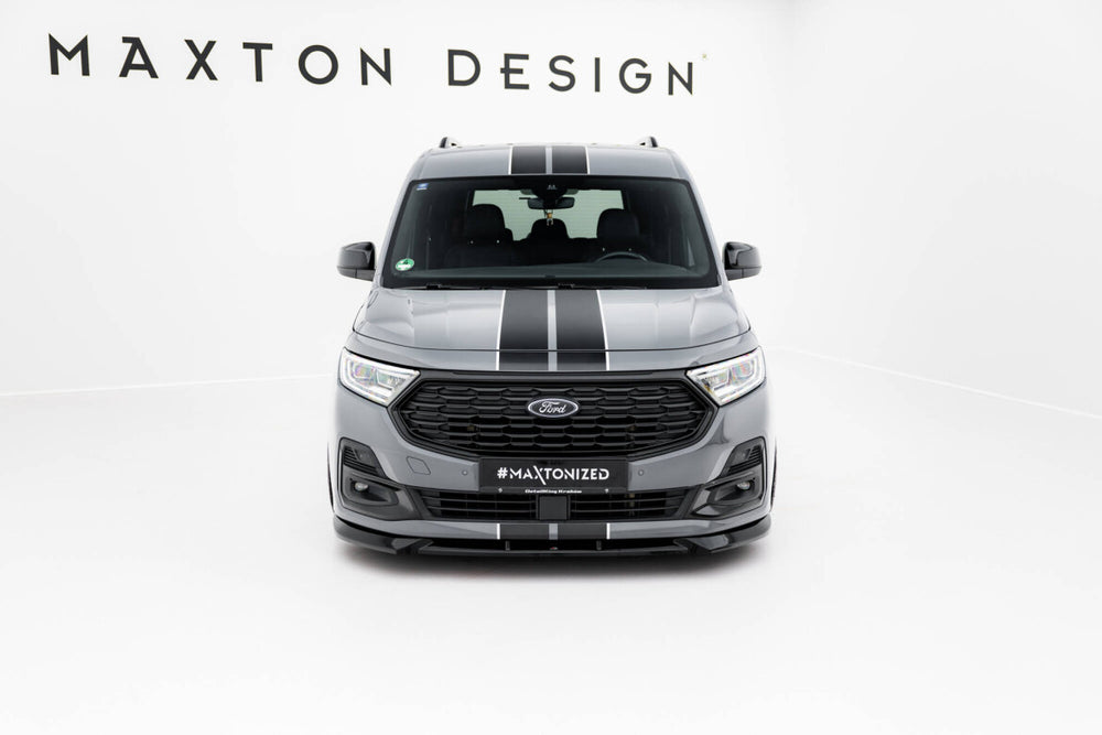 Maxton Parts - Frontlippe passend für Ford Transit Connect Mk3 schwarz Hochglanz