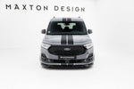 Maxton Parts - Frontlippe passend für Ford Transit Connect Mk3 schwarz Hochglanz