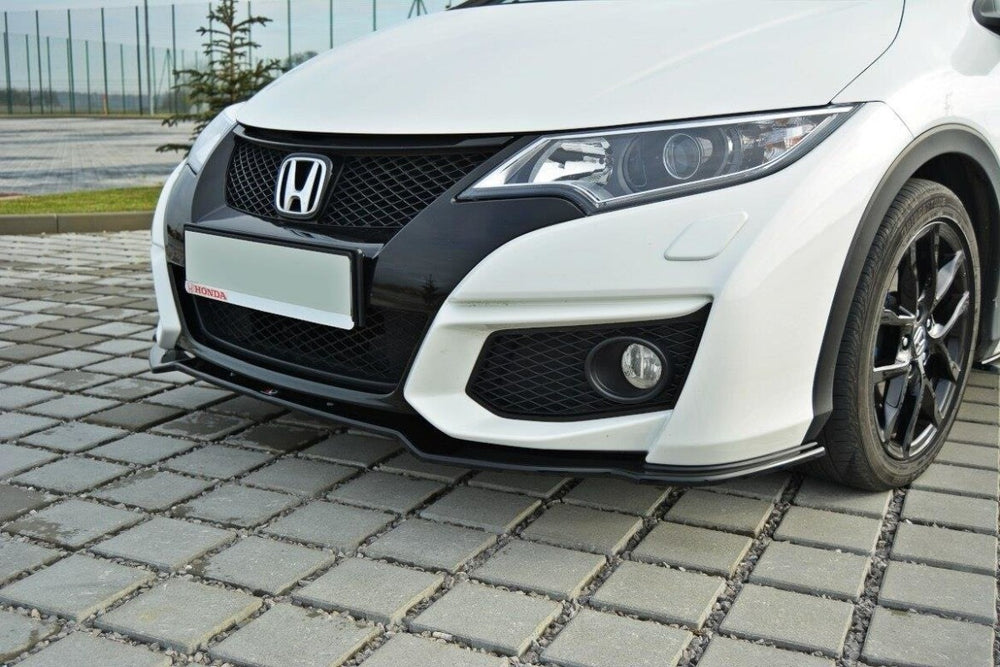 Maxton Parts - Frontlippe passend für Honda Civic Mk9 FL schwarz Hochglanz